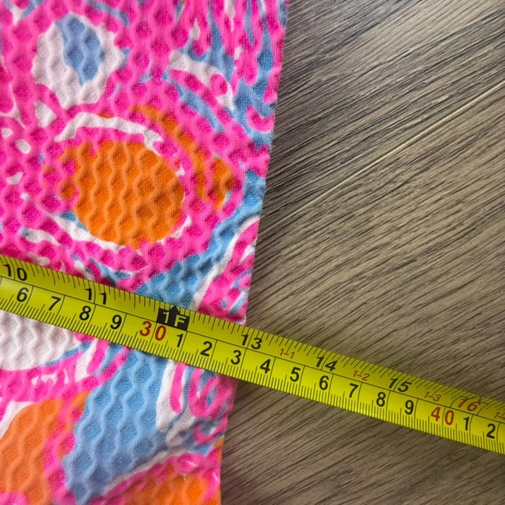 Lilly Pulitzer Adie Shorts Textured Cotton Feeling Tanked Bright Summer Preppy 8 - Picture 4 of 12